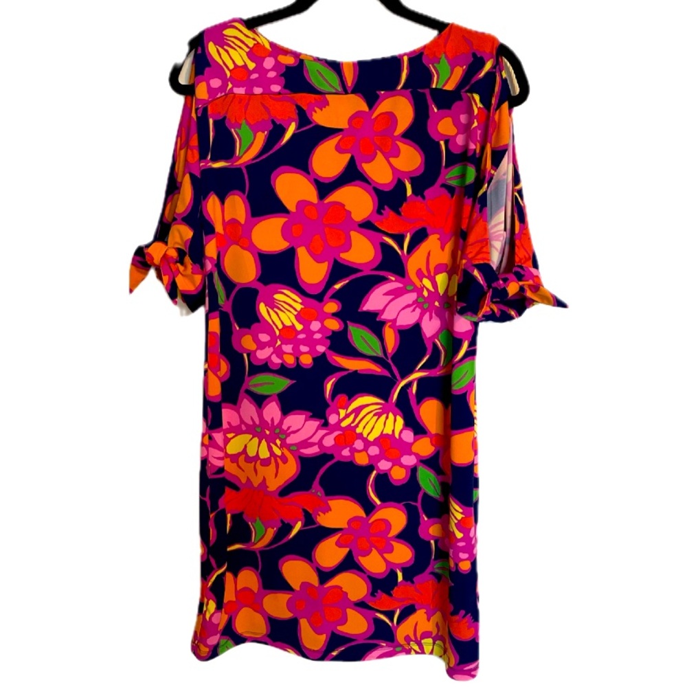 Trina Turk Vinet Floral Split-Sleeve Dress Small NWT - Picture 2 of 8